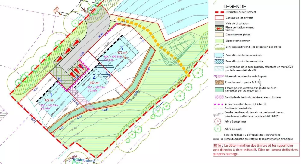 Image du modèle de maison Grand Champ - Plan de masse