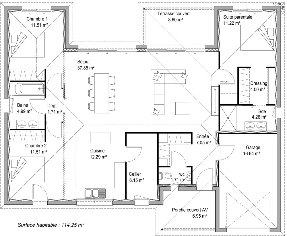 Image du modèle de maison PLAN SITE INTERNET EMMA