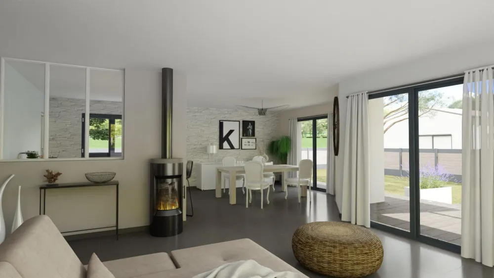 Image du modèle de maison VUE INT SALON