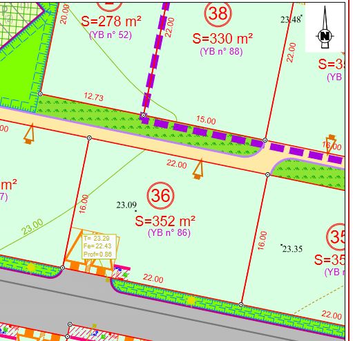 Image du terrain Terrain à bâtir de 352 m² à SURGERES (17)
