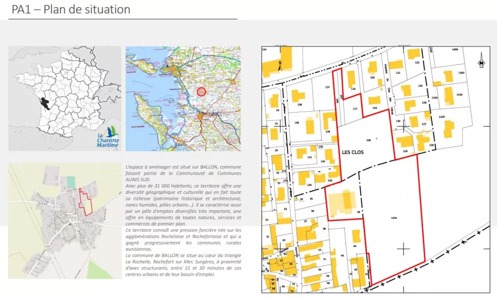 Image du modèle de maison Capture plan de situation