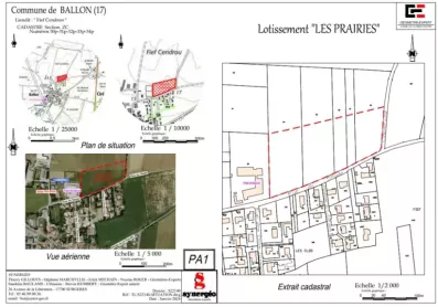 Image du modèle de maison Capture plan de situation de promoterre
