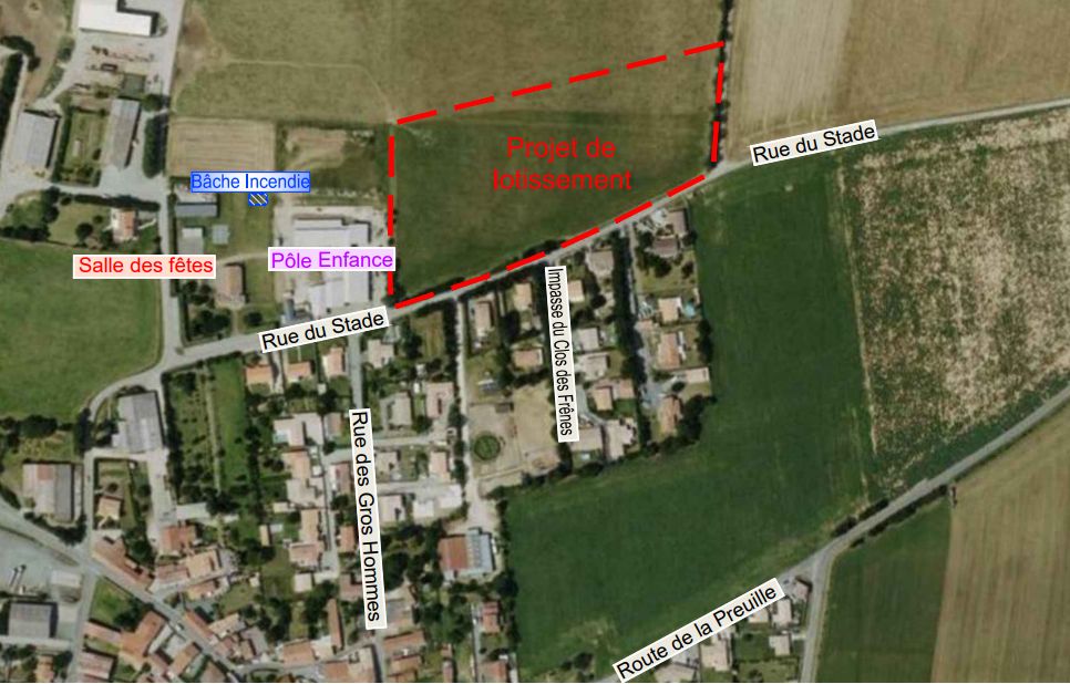 Image du modèle de maison Capture plan de situation zoom
