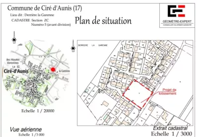 Image du modèle de maison Capture plan de situation promoterre cire d 'aunis