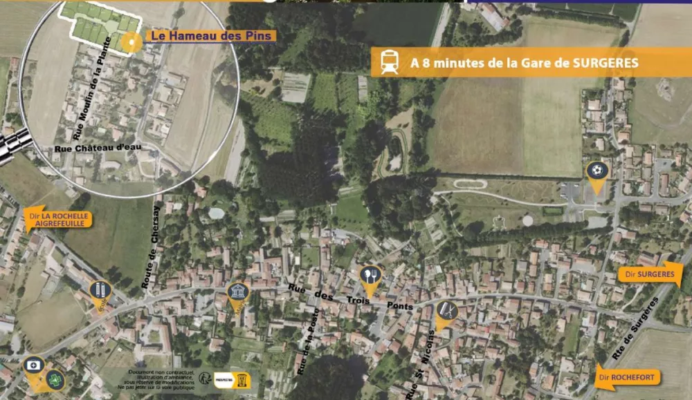 Image du modèle de maison Capture plan de situation lotisseur