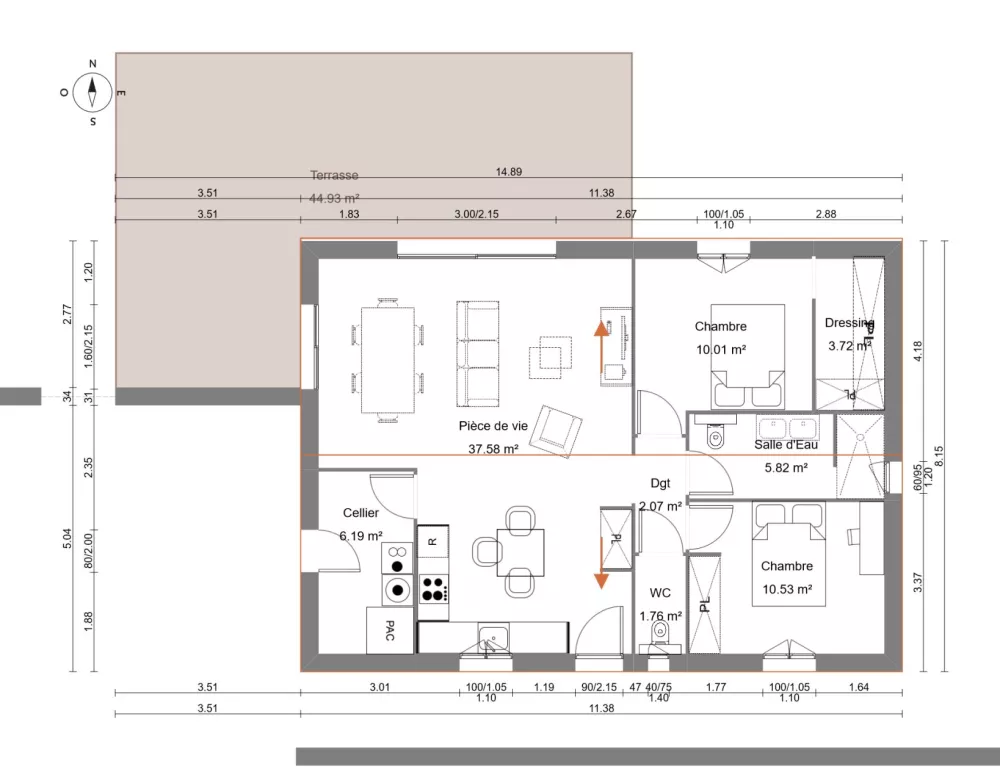 Image du modèle de maison PLAN