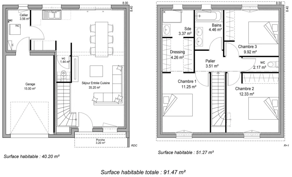 Image du modèle de maison PLAN INTERNET ALIZEA 91