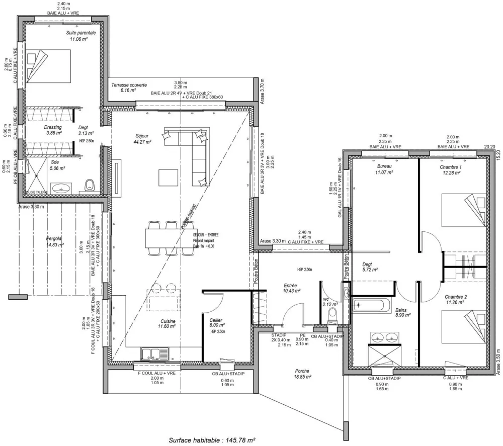 Image du modèle de maison PLAN SITE INTERNET MAEVA 145