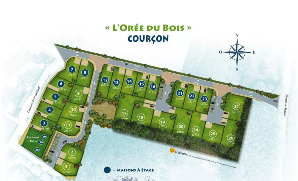 Image du terrain Terrain à bâtir de 227 m² à COURCON (17)