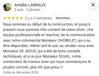 Image du modèle de maison AVIS GOOGLE MME LAMIAUX