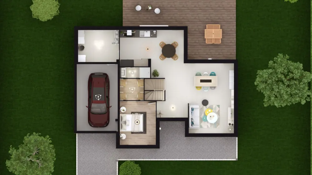 Image du modèle de maison ADONIS 4G - 139 - DESSUS RDC