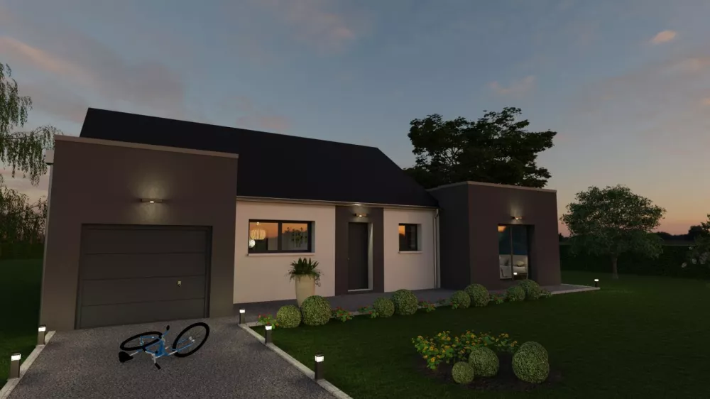 Image du modèle de maison PETUNIA 3G-114 - PERS 1