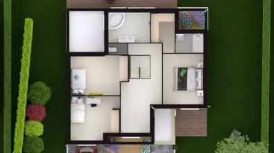 Image du modèle de maison SILENE 4G-134 - DESSUS ETAGE