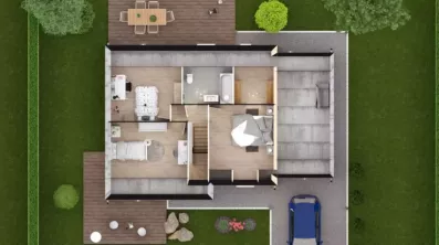 Image du modèle de maison TILIA 4G-99 - DESSUS COMBLES