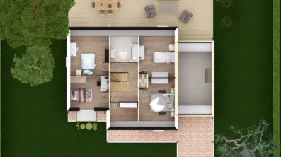 Image du modèle de maison VERONICA 5G-126 - DESSUS COMBLES