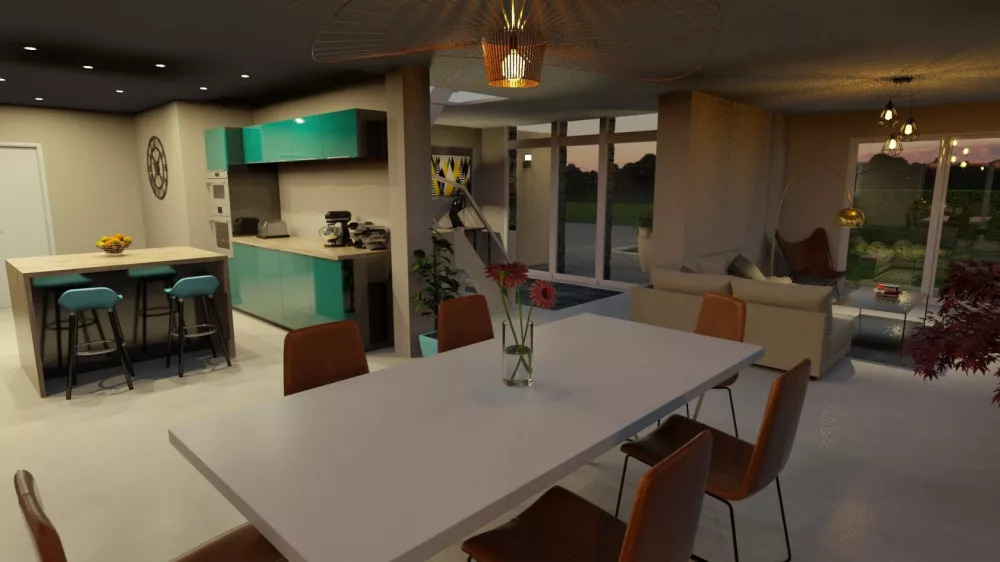 Image du modèle de maison HIBISCUS 5 - 208 - INT
