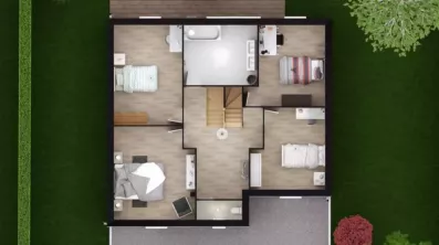 Image du modèle de maison MALVA 5-157 - DESSUS ETAGE