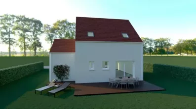 Image du modèle de maison arrière