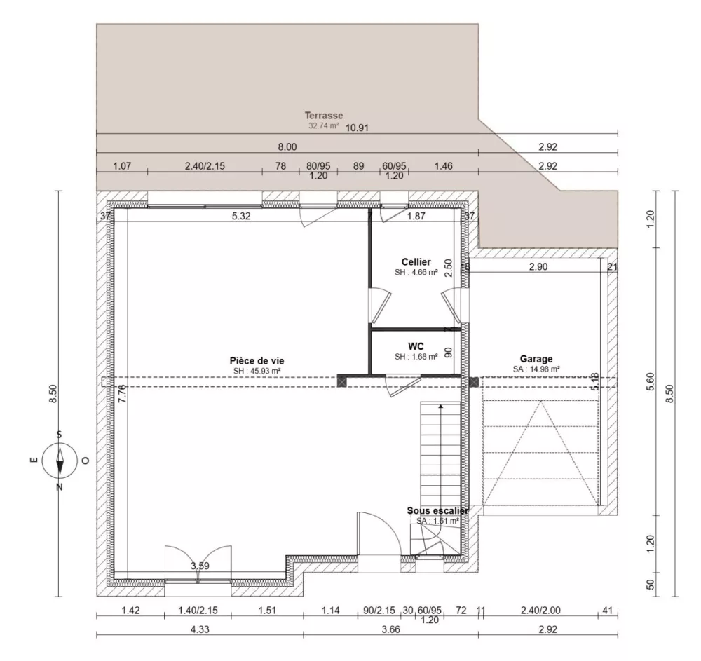 Image du modèle de maison RDC