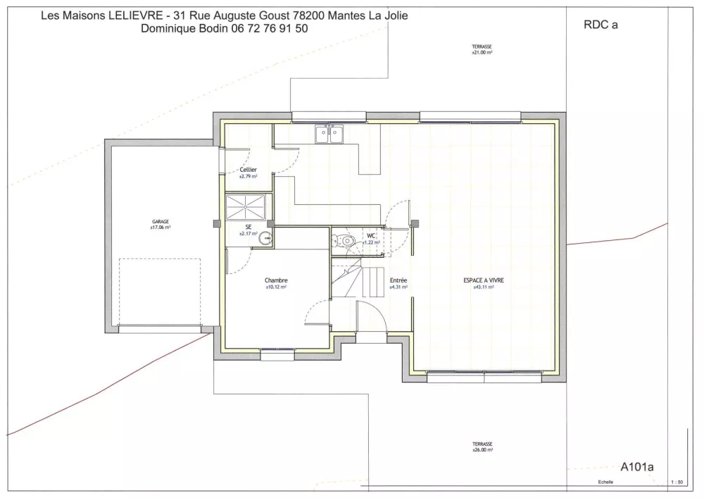 Image du modèle de maison RDC 102