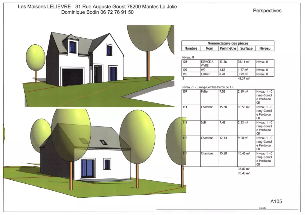 Image du modèle de maison Perspectives 76