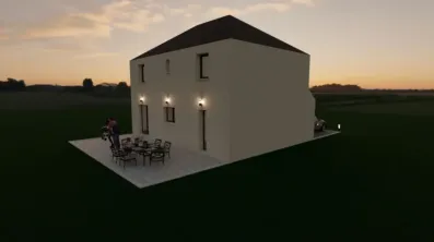 Image du modèle de maison BRUNOY FACADE AR NUIT