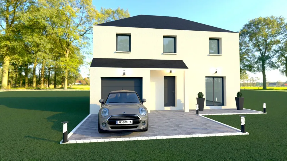 Image du modèle de maison BRUNOY FACADE AVANT JOUR