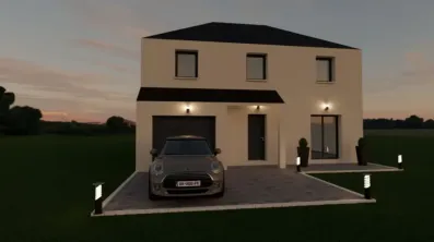 Image du modèle de maison BRUNOY FACADE AVANT NUIT