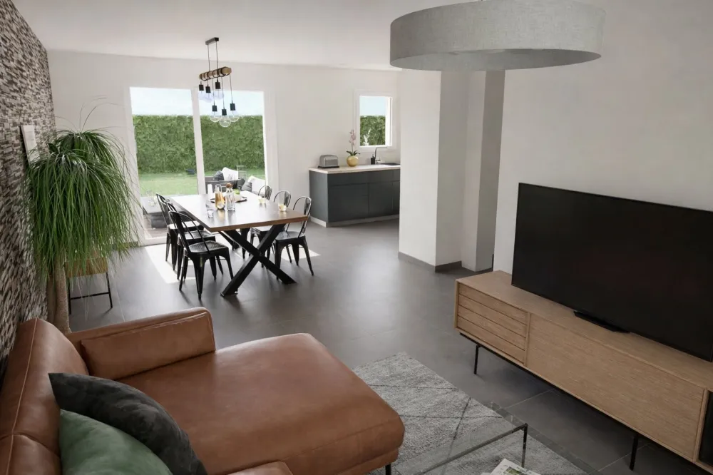 Image du modèle de maison salon