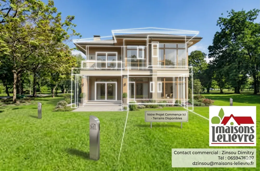 Image du modèle de maison Image annonce terrain