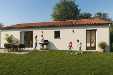 Image du modèle de maison arriere vivant