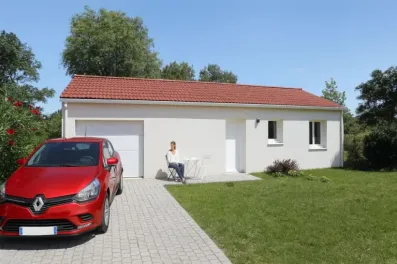 Image du modèle de maison avant vivant