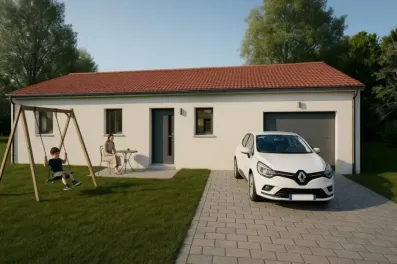 Image du modèle de maison avant vivant 7016