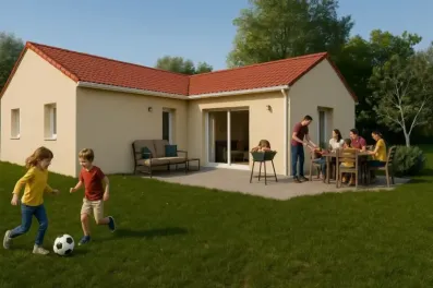 Image du modèle de maison arriere vivant