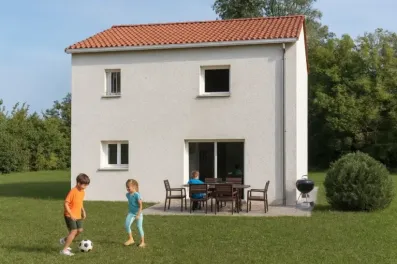 Image du modèle de maison arriere vivant