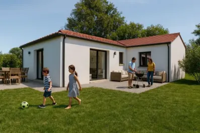 Image du modèle de maison Arriere 7106 vivant