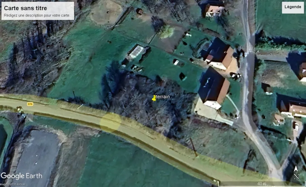 Image du terrain Terrain à bâtir de 1543 m² à SAINT-ETIENNE-DE-VICQ (03)