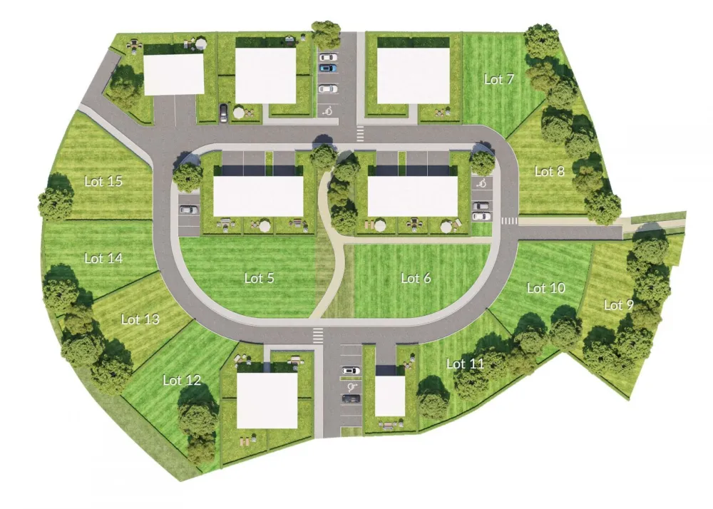 Image du modèle de maison plan masse