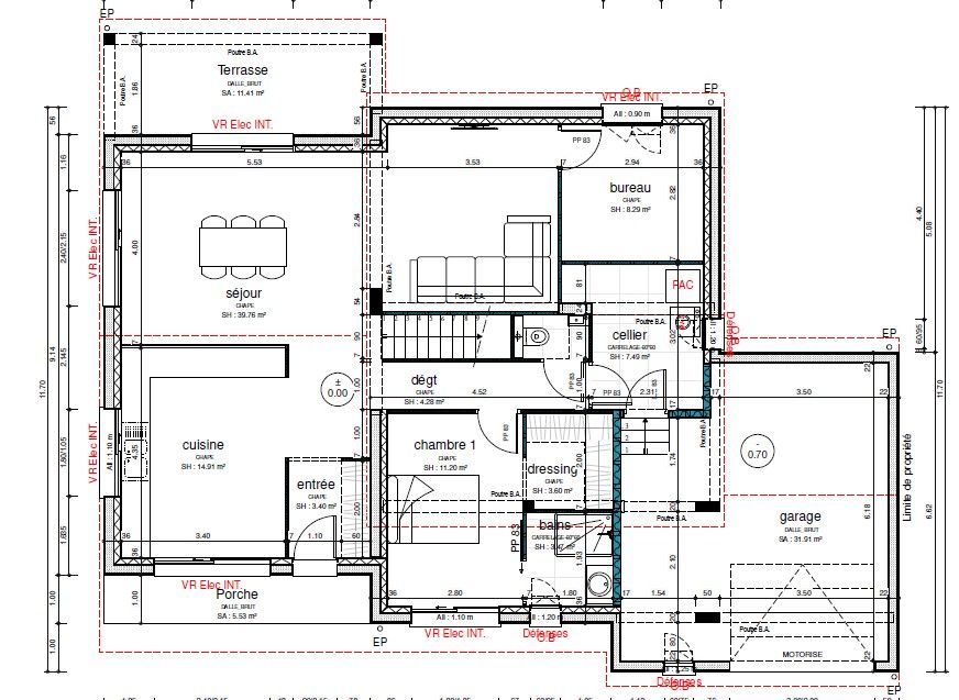 Image du modèle de maison plan_int