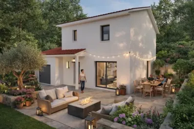 Image du modèle de maison etage 90 avec garage 