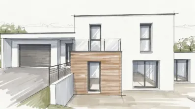 Image du modèle de maison perspective lot 3