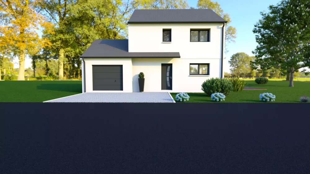 Image du modèle de maison ETAGE 3 CH GARAGE 90 M