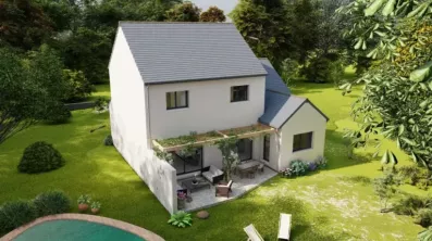 Image du modèle de maison vue dessus