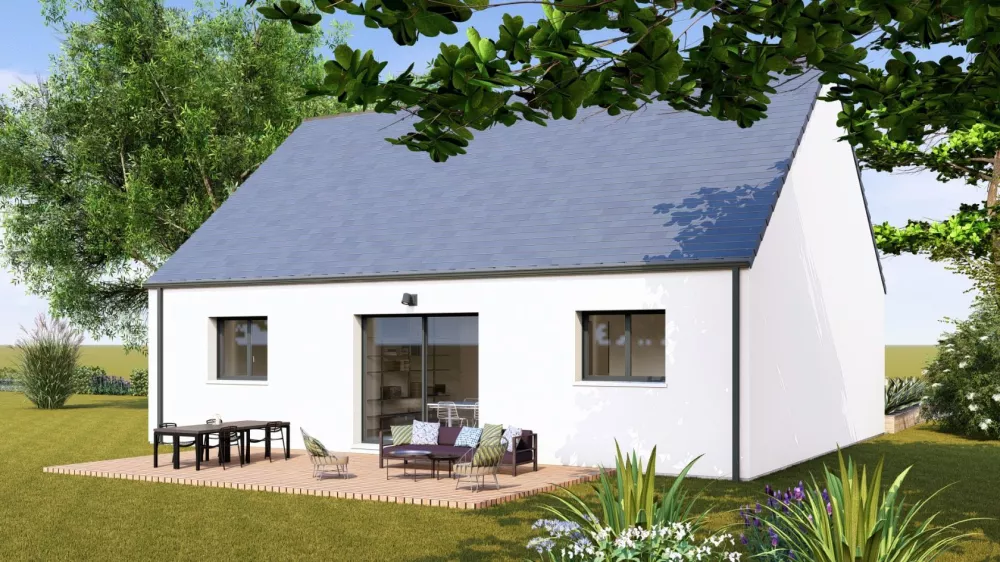 Image du modèle de maison vue arr