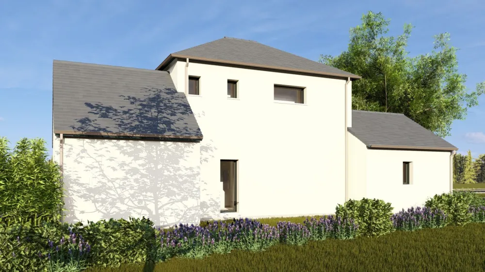 Image du modèle de maison vue arr VIOLLEAU