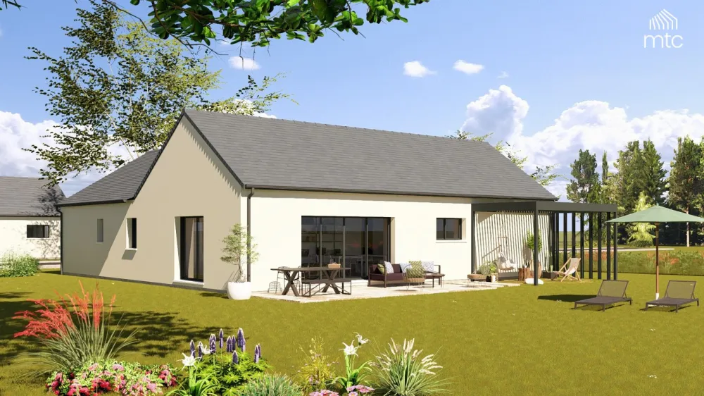 Image du modèle de maison vue arr 2_ TENARD