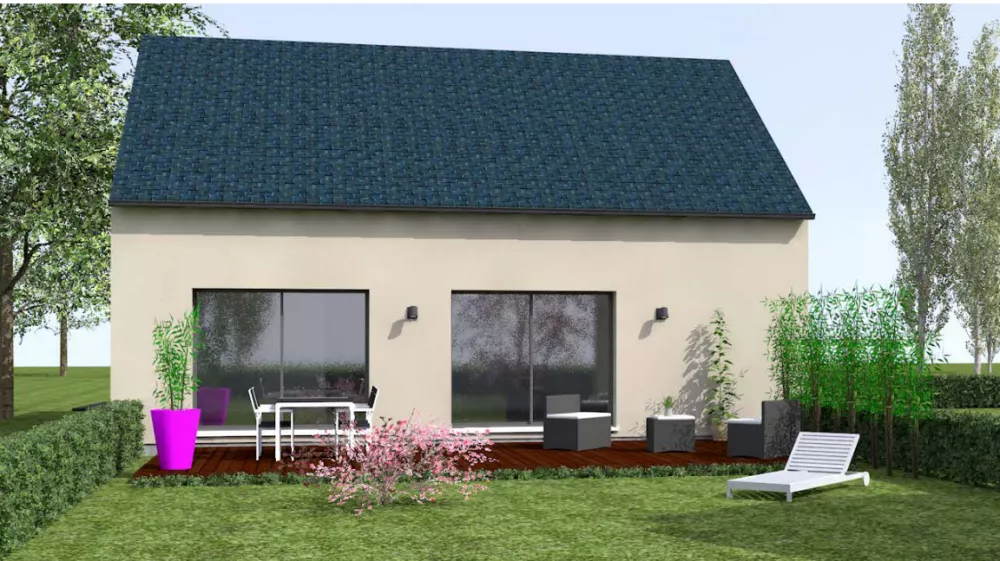 Image du modèle de maison Ouvrard arrière