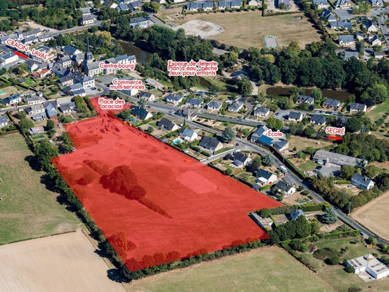 Image du terrain Terrain à bâtir de 400 m² à L'HOTELLERIE-DE-FLEE (49)