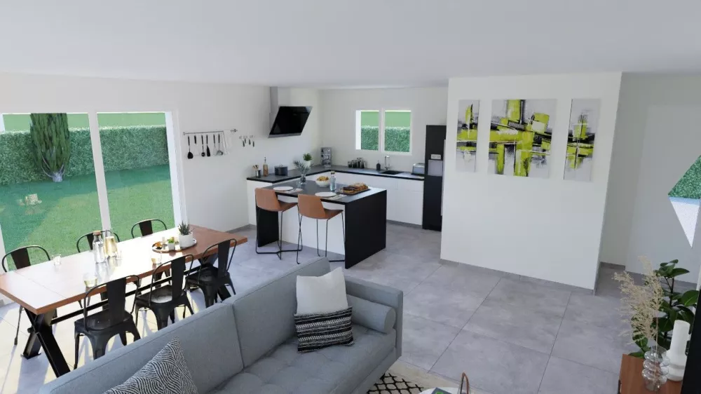 Image du modèle de maison vue int
