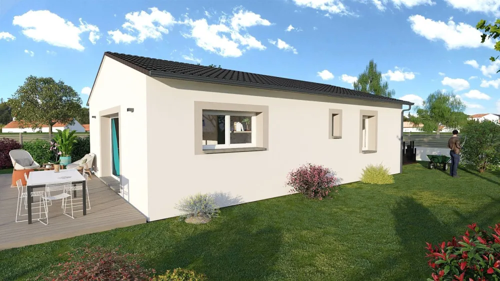 Image du modèle de maison FACADE ARRIERE